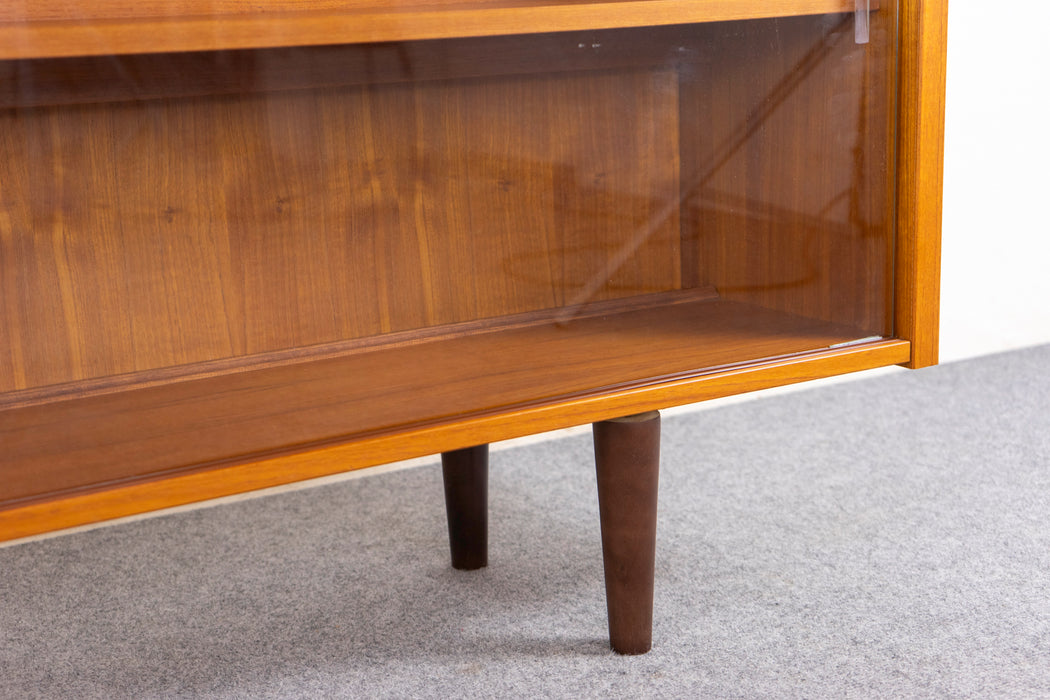 Danish Modern Teak & Glass Cabinet by Clausen & Søn- (D1503)
