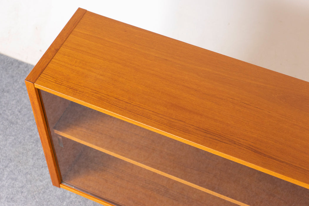 Danish Modern Teak & Glass Cabinet by Clausen & Søn- (D1503)