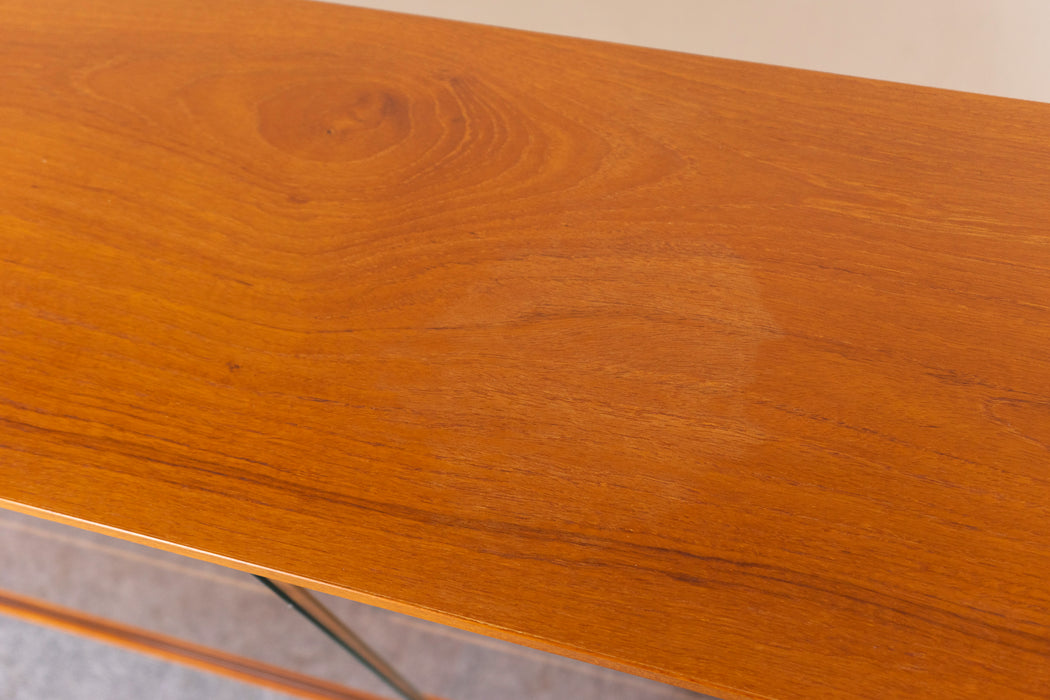 Danish Modern Teak & Glass Cabinet by Clausen & Søn- (D1503)