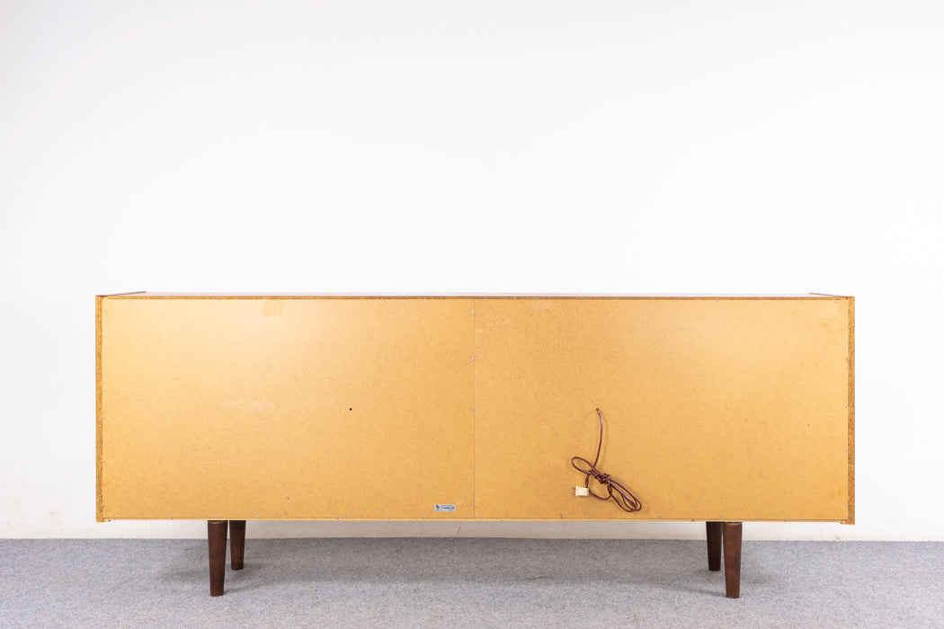 Danish Modern Teak & Glass Cabinet by Clausen & Søn- (D1503)