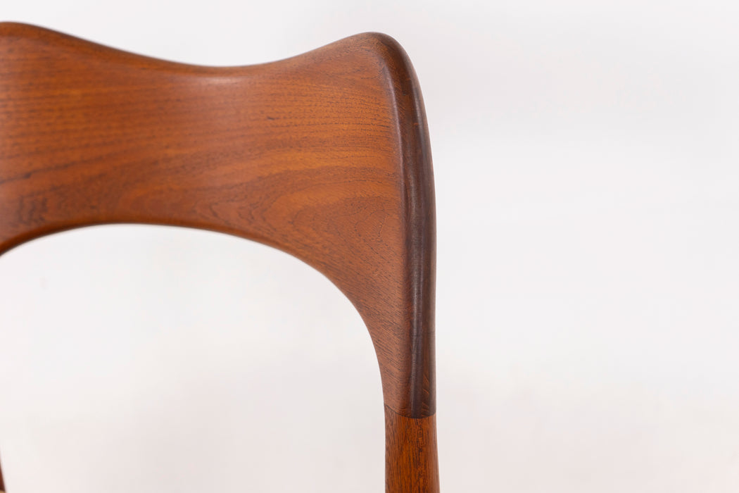 1 Teak Danish Dining Chair by Arne Hovmand Olsen - (D1174.2)