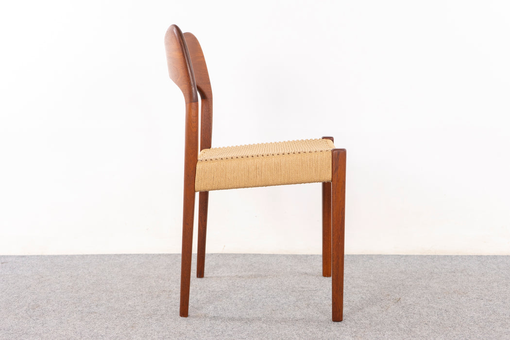 1 Teak Danish Dining Chair by Arne Hovmand Olsen - (D1174.2)