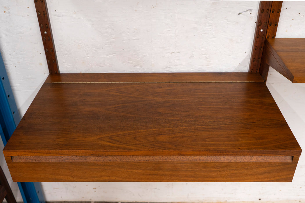 Walnut Danish Wall System by Poul Cadovius - (D1438)