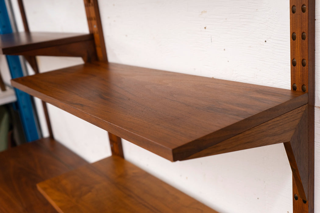 Walnut Danish Wall System by Poul Cadovius - (D1438)