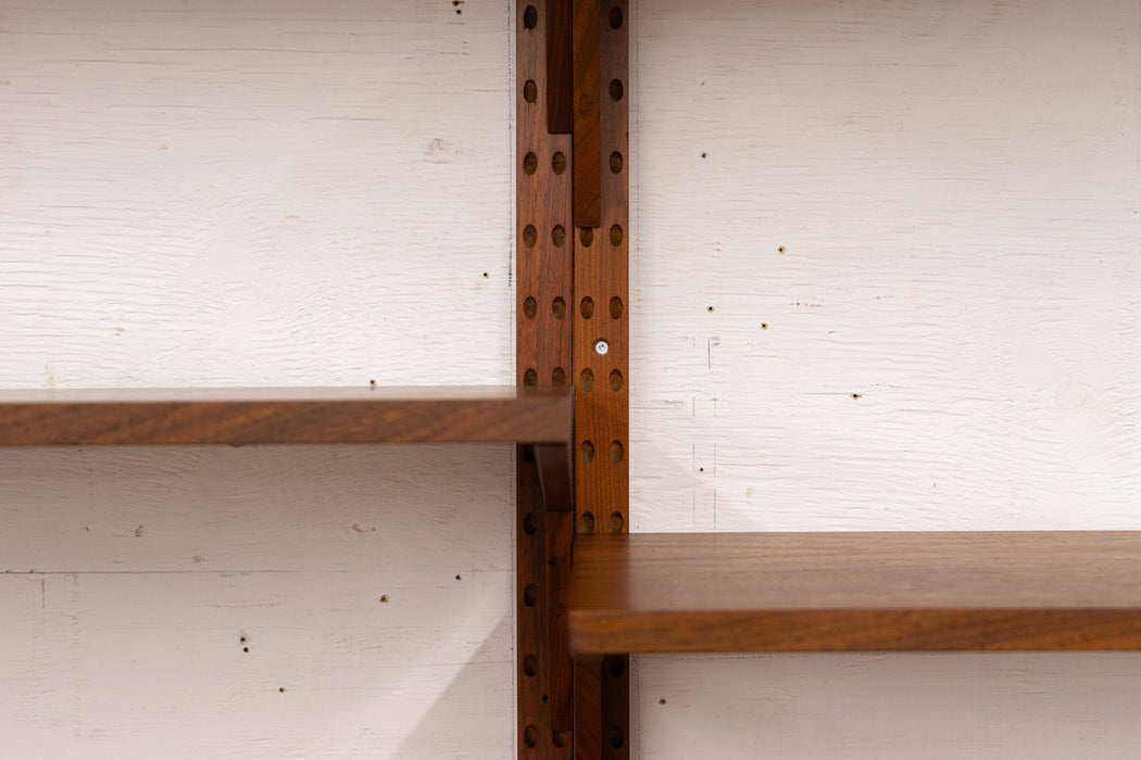Walnut Danish Wall System by Poul Cadovius - (D1438)