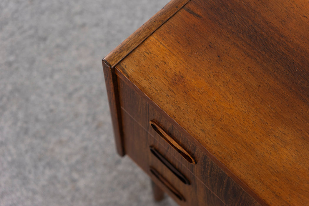 Rosewood Danish Bedside Table  - (326-092)