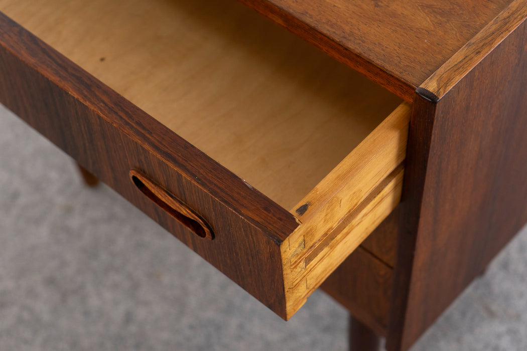 Rosewood Danish Bedside Table  - (326-092)