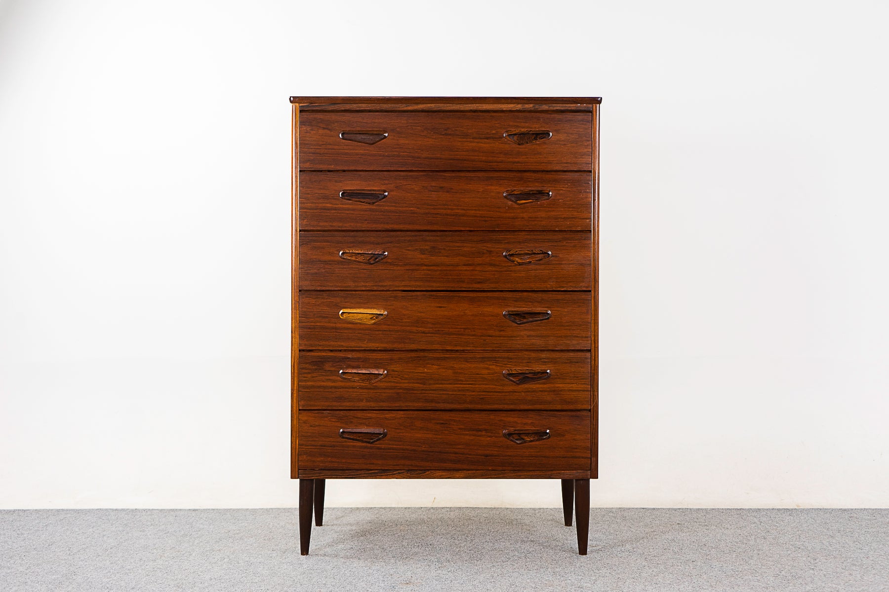 Rosewood Danish Dresser - (323-221)