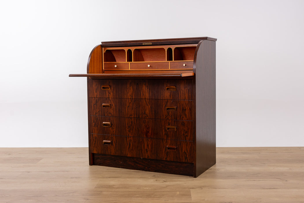 Swedish Mid-Century Rosewood Secretary Desk - (D1659)
