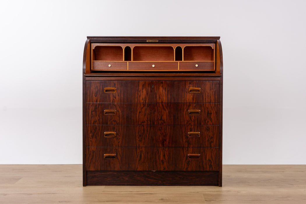 Swedish Mid-Century Rosewood Secretary Desk - (D1659)