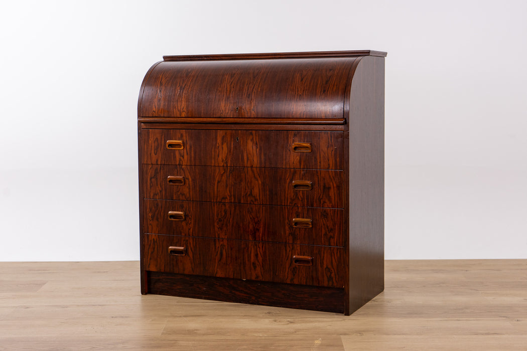 Swedish Mid-Century Rosewood Secretary Desk - (D1659)