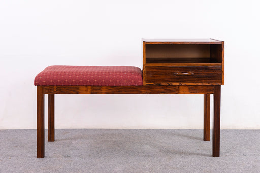 Danish Mid-Century Rosewood Bench- (326-161a)