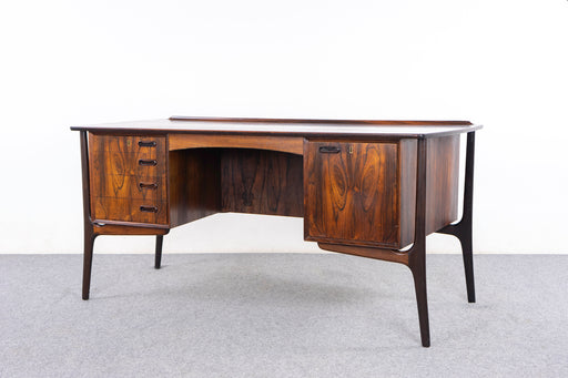 Danish Modern Rosewood Writing Desk by Svend Åge Madsen  - (D1464)