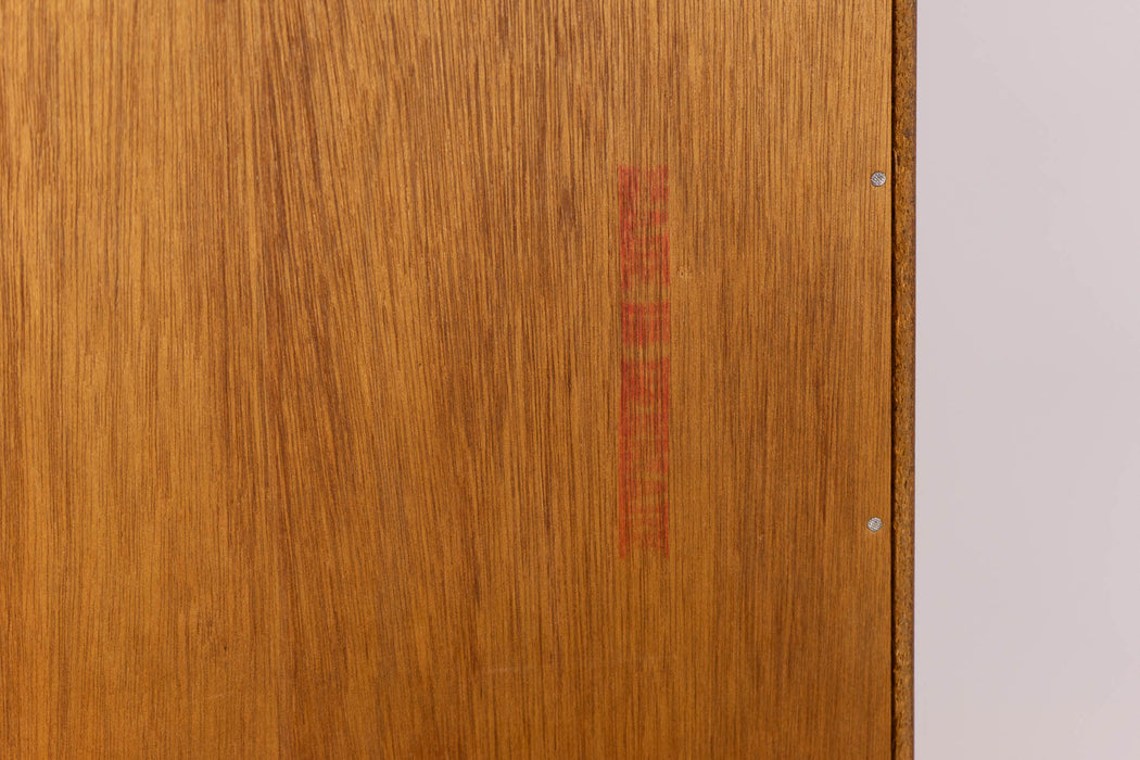 Danish Modern Tall Teak Bookcase - (D1642)