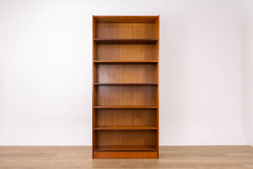 Danish Modern Tall Teak Bookcase - (D1642)