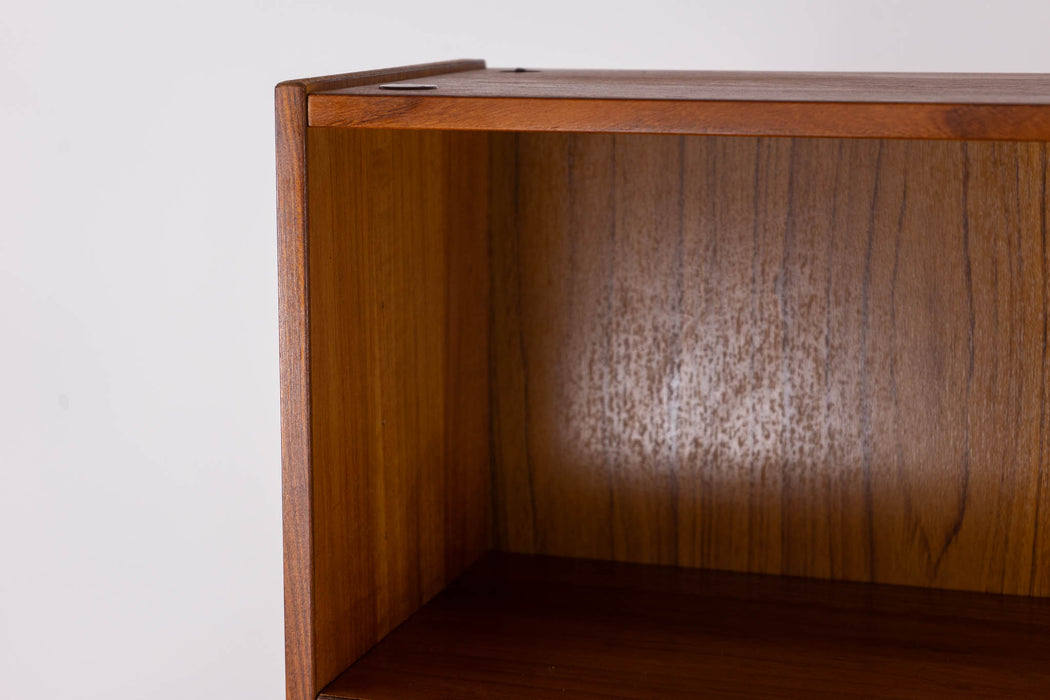 Danish Modern Tall Teak Bookcase - (D1642)