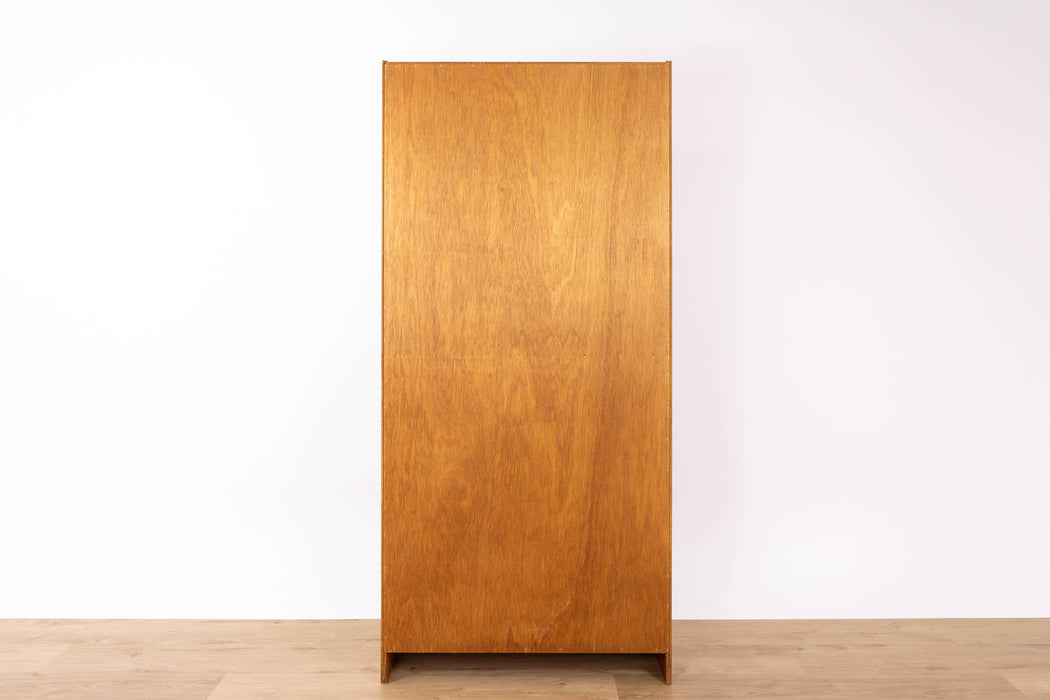 Danish Modern Tall Teak Bookcase - (D1642)
