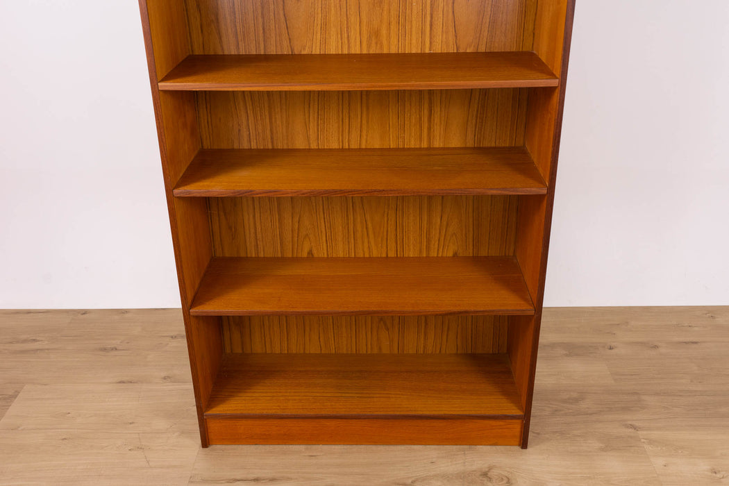 Danish Modern Tall Teak Bookcase - (D1644)