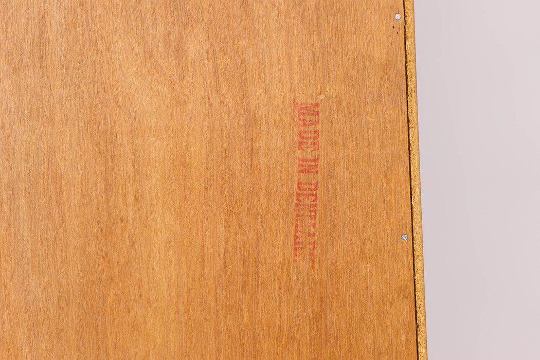 Danish Modern Tall Teak Bookcase - (D1644)