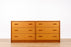 Mid-Century Modern Long Low Teak Dresser - (D1645)
