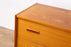 Mid-Century Modern Long Low Teak Dresser - (D1645)