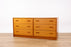 Mid-Century Modern Long Low Teak Dresser - (D1645)
