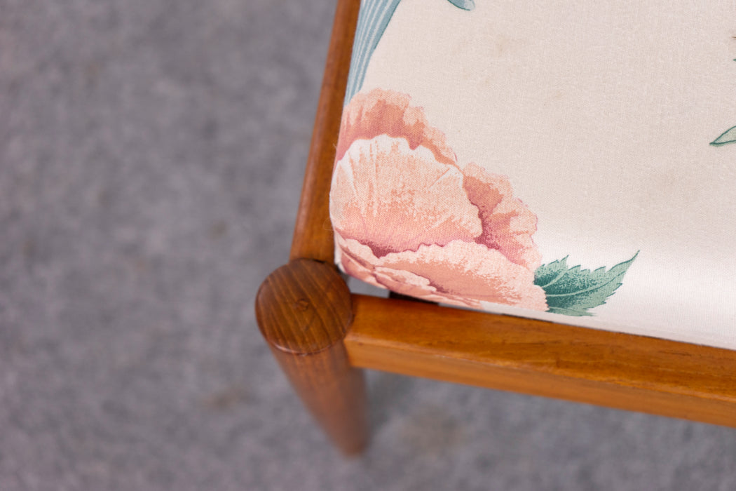 Danish Modern Teak Footstool - (D1208)