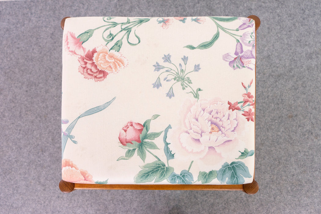 Danish Modern Teak Footstool - (D1208)