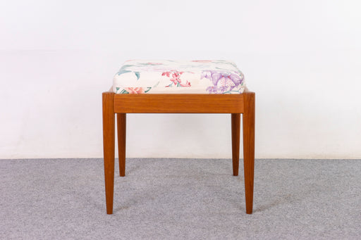 Danish Modern Teak Footstool - (D1208)