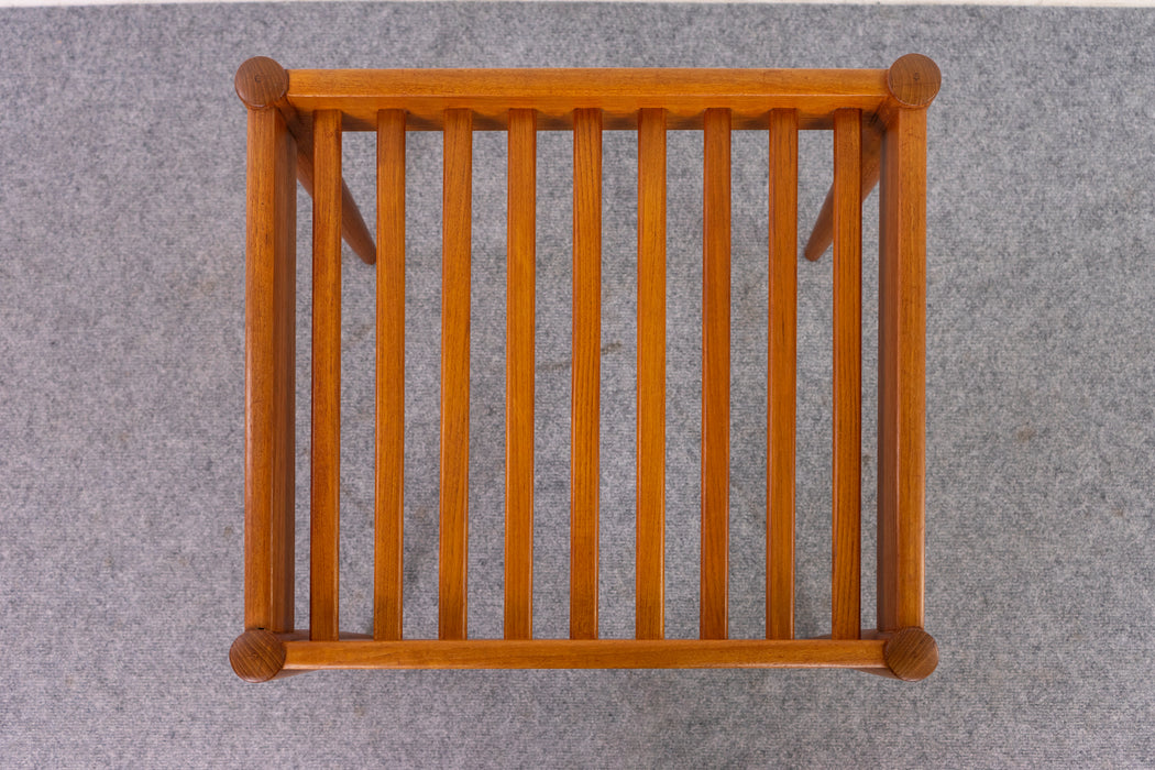 Danish Modern Teak Footstool - (D1208)