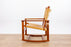 Mid-Century Teak & Leather Safari Rocking Chair by Kai Winding - (D1517)
