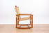 Mid-Century Teak & Leather Safari Rocking Chair by Kai Winding - (D1517)