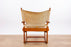 Mid-Century Teak & Leather Safari Rocking Chair by Kai Winding - (D1517)