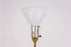 Mid-Century Modern Teak & Metal Floor Lamp - (D1616)