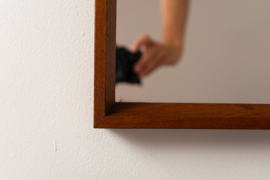 Teak Danish Mirror - (326-147)