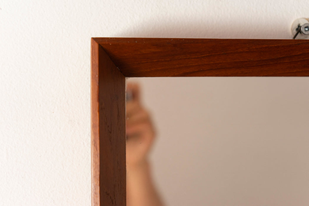 Teak Danish Mirror - (326-155)