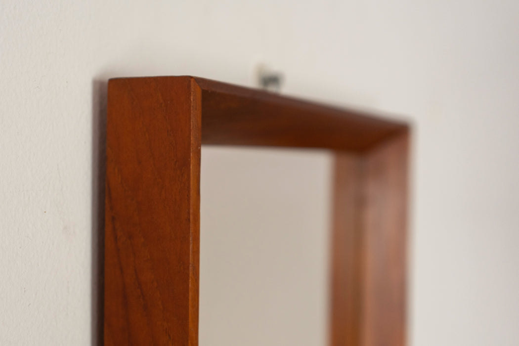 Teak Danish Mirror - (326-155)