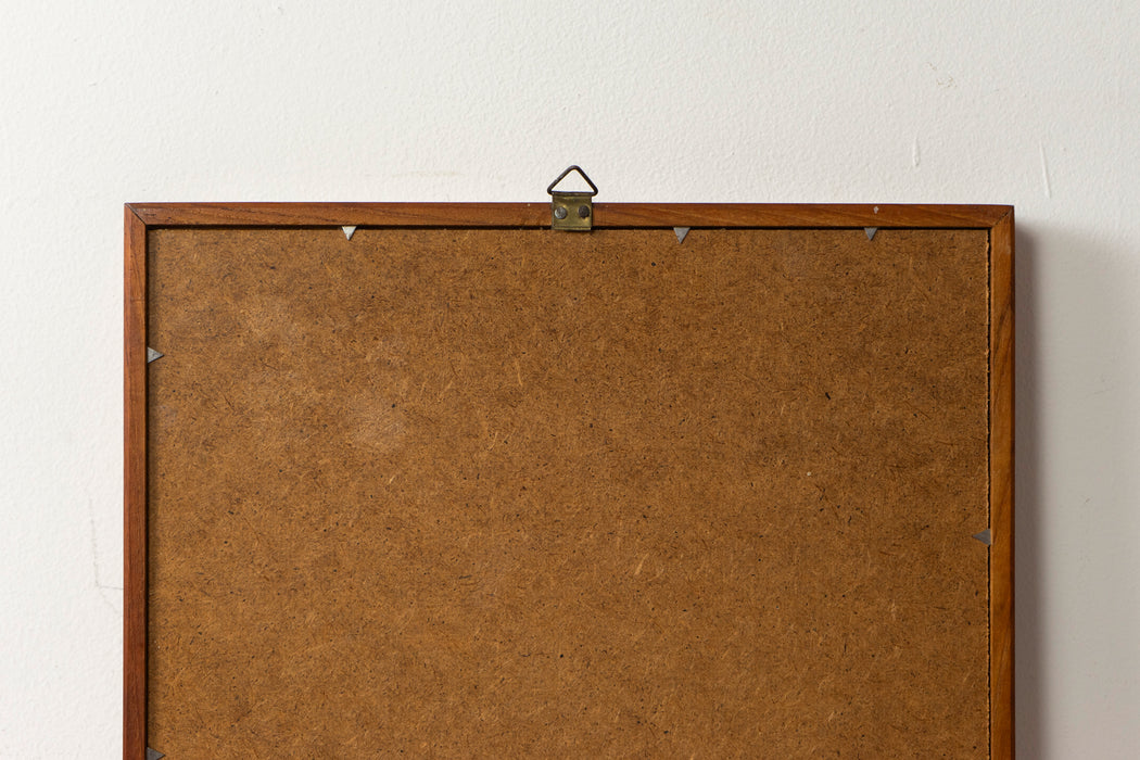 Teak Danish Mirror - (326-155)