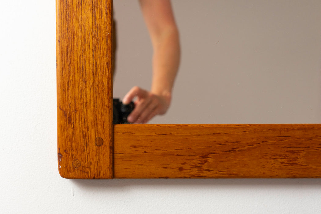 Teak Danish Mirror - (326-159)