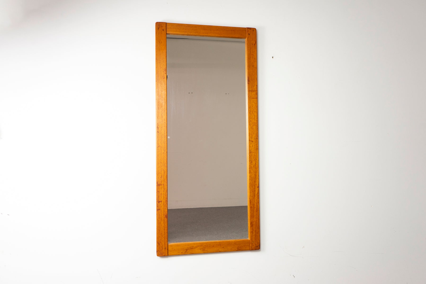 Teak Danish Mirror - (326-159)