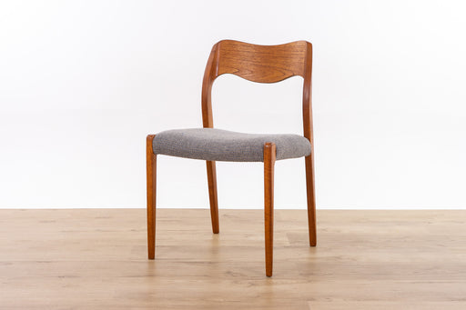 Niels Otto Møller Model 71 Teak Dining Chair - (D1662)