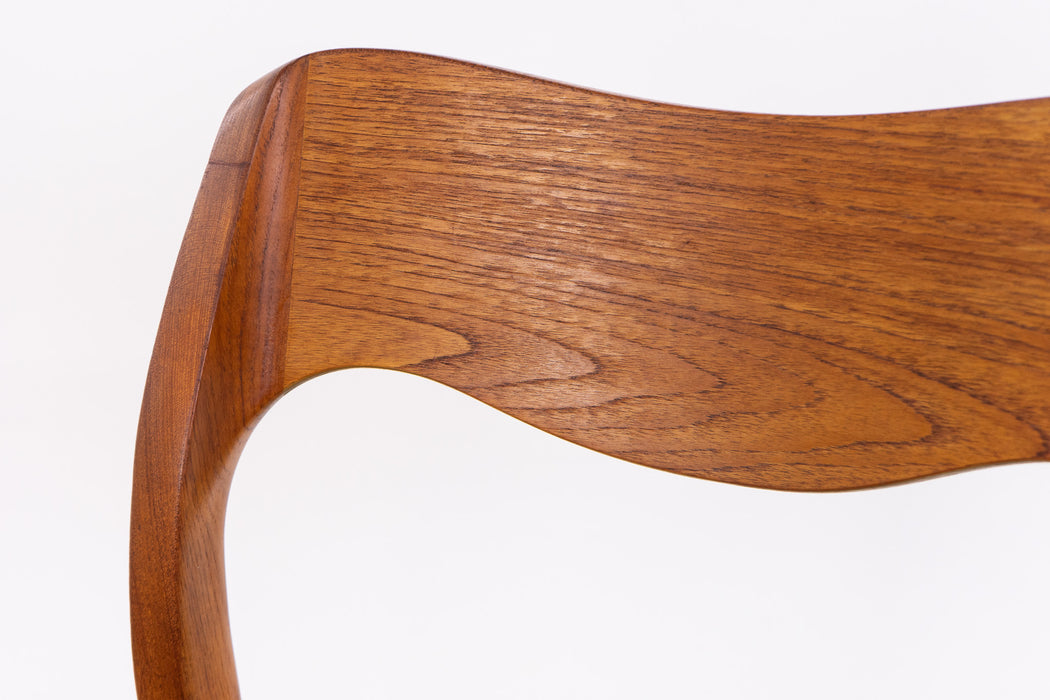 Niels Otto Møller Model 71 Teak Dining Chair - (D1662)
