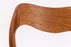 Niels Otto Møller Model 71 Teak Dining Chair - (D1662)