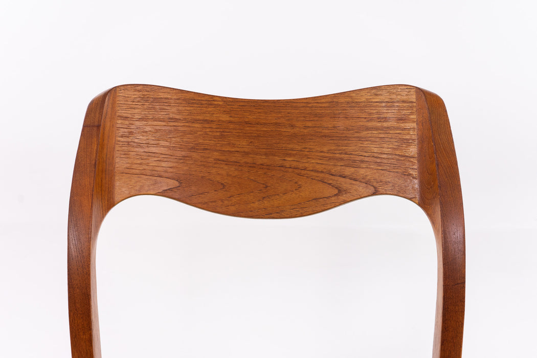 Niels Otto Møller Model 71 Teak Dining Chair - (D1662)