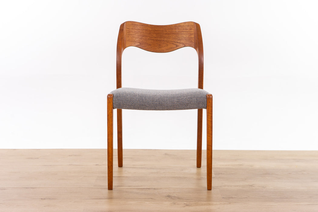 Niels Otto Møller Model 71 Teak Dining Chair - (D1662)