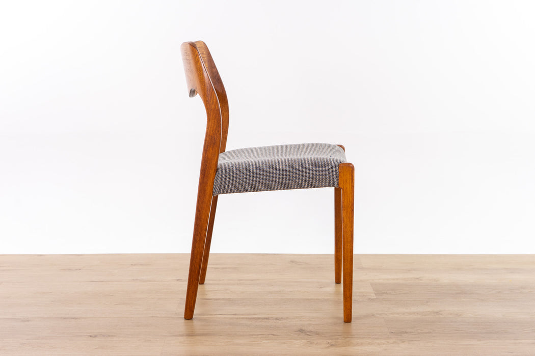 Niels Otto Møller Model 71 Teak Dining Chair - (D1662)
