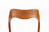 Niels Otto Møller Model 71 Teak Dining Chair - (D1663)