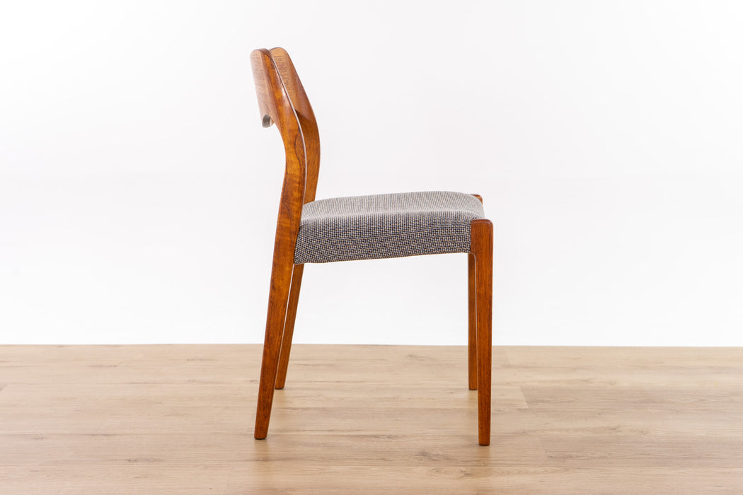 Niels Otto Møller Model 71 Teak Dining Chair - (D1663)