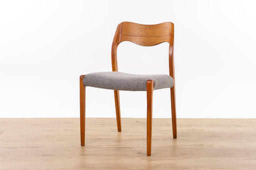 Niels Otto Møller Model 71 Teak Dining Chair  - (D1661)