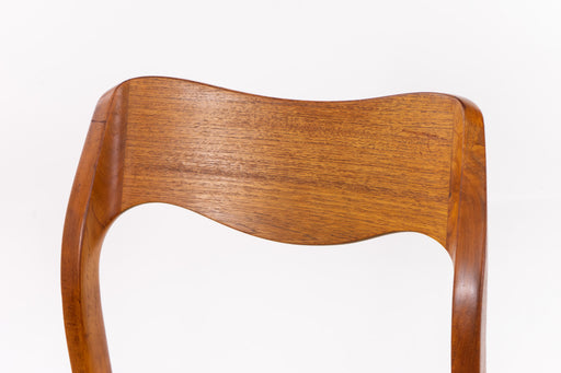 Niels Otto Møller Model 71 Teak Dining Chair  - (D1661)